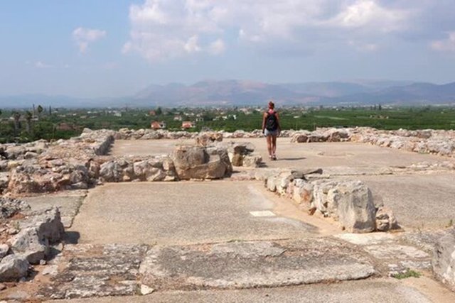 Tiryns - The 'Megaron' palace acropolis